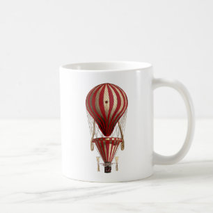 Gelaagde hot-luchtballon — Rood afdrukken Koffiemok