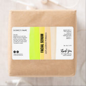 Gelaagde inkt Neon Dropper Fles Serum Labels (Insitu)