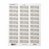 🤍 Gelaagde Ivoren Bruiloftsframe Thema 🤍 Etiket (Full Sheet)