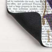 Gelaagde luchtballon blauw muismat (Hoek)