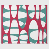 Gelaagde ovalen cadeaupapier (Vlak)