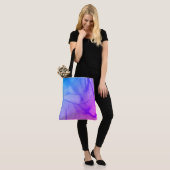 Gelaagde Paars Tote Bag (Op model)