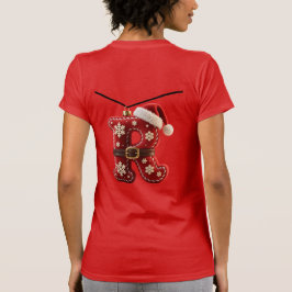 Gelaagde Pastel Gouden Rand Letter R T-shirt