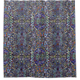 Gelaagde patronen douchegordijn