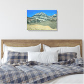 Gelaagde pieken van de Mojave-woestijn Canvas Afdruk (Insitu (Slaapkamer))