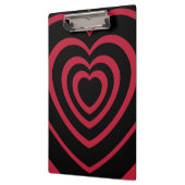Gelaagde Red & Black Heart esthetiek Klembord (Links)