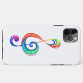 Gelaagde regenboog discantsleutel Case-Mate iPhone case (Achterkant (horizontaal))