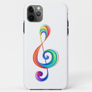 Gelaagde regenboog discantsleutel Case-Mate iPhone case