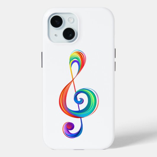 Gelaagde regenboog discantsleutel Case-Mate iPhone case (Achterkant)