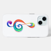 Gelaagde regenboog discantsleutel Case-Mate iPhone case (Achterkant (horizontaal))