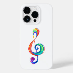 Gelaagde regenboog discantsleutel Case-Mate iPhone 14 pro hoesje