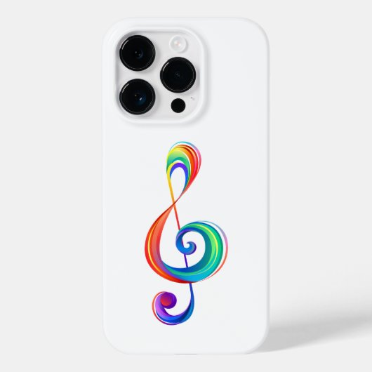 Gelaagde regenboog discantsleutel Case-Mate iPhone case (Achterkant)