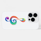 Gelaagde regenboog discantsleutel Case-Mate iPhone case (Achterkant (horizontaal))