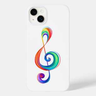 Gelaagde regenboog discantsleutel Case-Mate iPhone 14 plus hoesje