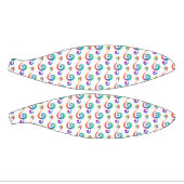 Gelaagde regenboog treble sleutel basketbal (Panelen)