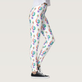 Gelaagde regenboog treble sleutel leggings (Rechts)