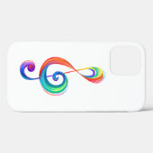 Gelaagde regenboogdiskant sleutel Case-Mate iPhone case (Achterkant (horizontaal))