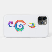 Gelaagde regenboogdiskant sleutel Case-Mate iPhone case (Achterkant (horizontaal))