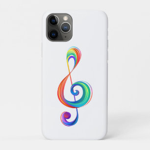 Gelaagde regenboogdiskant sleutel Case-Mate iPhone case