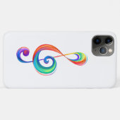 Gelaagde regenboogdiskant sleutel Case-Mate iPhone case (Achterkant (horizontaal))