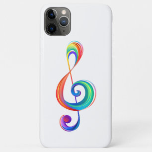 Gelaagde regenboogdiskant sleutel Case-Mate iPhone case