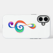 Gelaagde regenboogdiskant sleutel Case-Mate iPhone case (Achterkant (horizontaal))