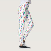 Gelaagde regenboogdiskant sleutel leggings (Rechts)