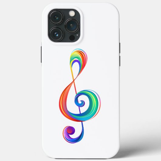 Gelaagde regenboogvioolsleutel Case-Mate iPhone case (Achterkant)