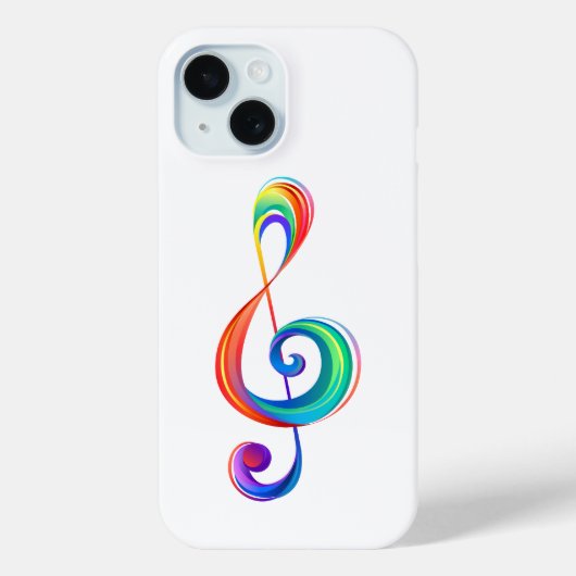 Gelaagde regenboogvioolsleutel Case-Mate iPhone case (Achterkant)