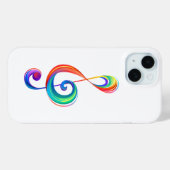Gelaagde regenboogvioolsleutel Case-Mate iPhone case (Achterkant (horizontaal))