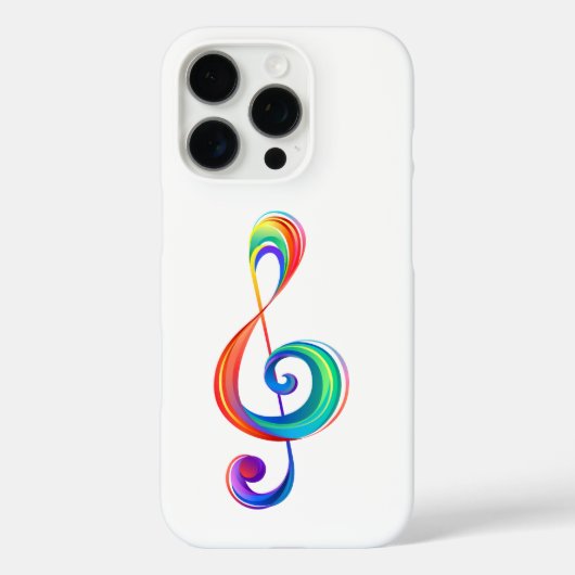 Gelaagde regenboogvioolsleutel Case-Mate iPhone case (Achterkant)