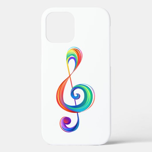 Gelaagde regenboogvioolsleutel Case-Mate iPhone case (Achterkant)