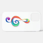 Gelaagde regenboogvioolsleutel Case-Mate iPhone case (Achterkant (horizontaal))