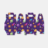 Gelaagde ruimtemelkwegliefhebbers bedankdoosjes (Uitgevouwen)