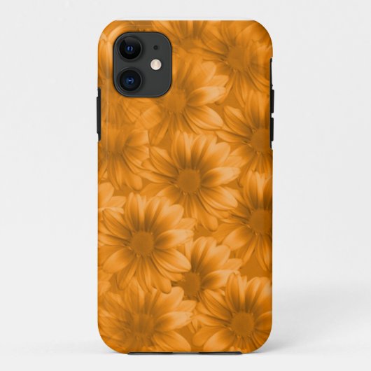 Gelaagde Sinaasappel Gerbera Daisies Case-Mate iPhone Case (Achterkant)