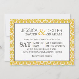 Gelaagde sint-jakobsschelpen kaart