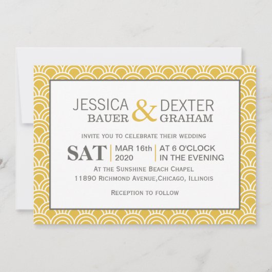 Gelaagde sint-jakobsschelpen kaart (Voorkant)