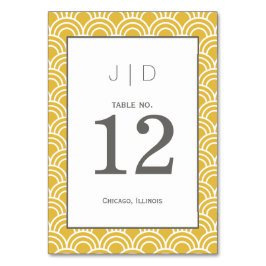 Gelaagde sint-jakobsschelpen kaart