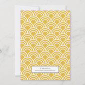 Gelaagde sint-jakobsschelpen kaart (Achterkant)