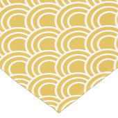 Gelaagde sint-jakobsschelpen korte tafelloper (Hoek)