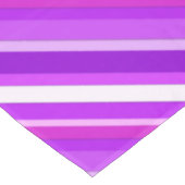 Gelaagde snoepjes strepen - paars en orchidee tafelkleed (Gekanteld)