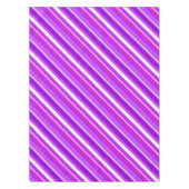 Gelaagde snoepjes strepen - paars en orchidee tafelkleed (Voorkant)