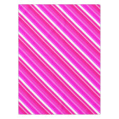 Gelaagde snoepjes strepen - roze en fuchsie tafelkleed (Voorkant)