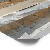 gelaagde stenen textuur poster (Hoek)