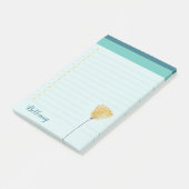 Gelaagde stijlvolle moderne aanlooplijst post-it® notes (Schuin)