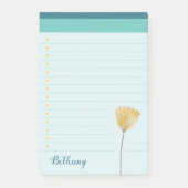 Gelaagde stijlvolle moderne aanlooplijst post-it® notes (Voorkant)