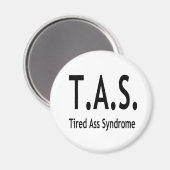 Gelaagde syndroom 2-inch Ronde Magnet (Voorkant / Achterkant)