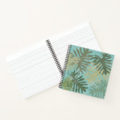 Gelaagde tropische bladeren notitieboek (Binnen)