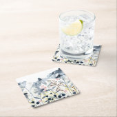 Gelaagde tuinen - Waterverf bloemen Kartonnen Onderzetters (Insitu)