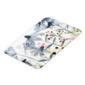 Gelaagde tuinen - Waterverf bloemen Magneet (Linkerzijde)